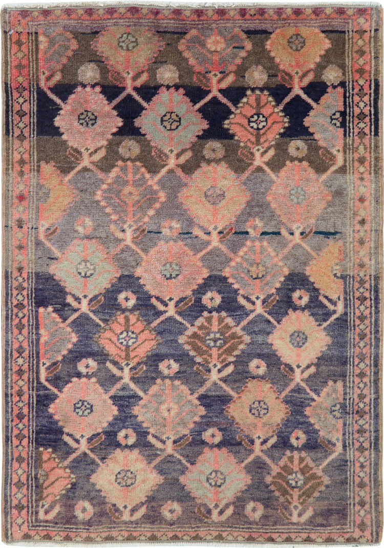Vintage Persian Tabriz Rug, No.25166 - Staging