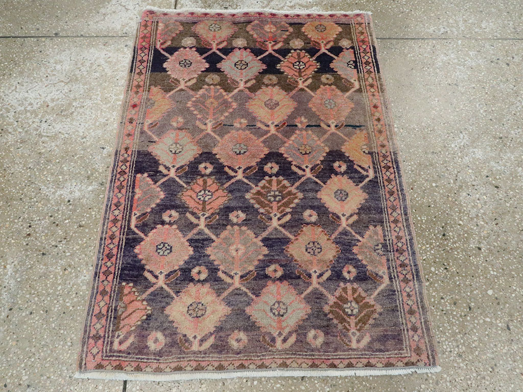 Vintage Persian Tabriz Rug, No.25166 - Staging