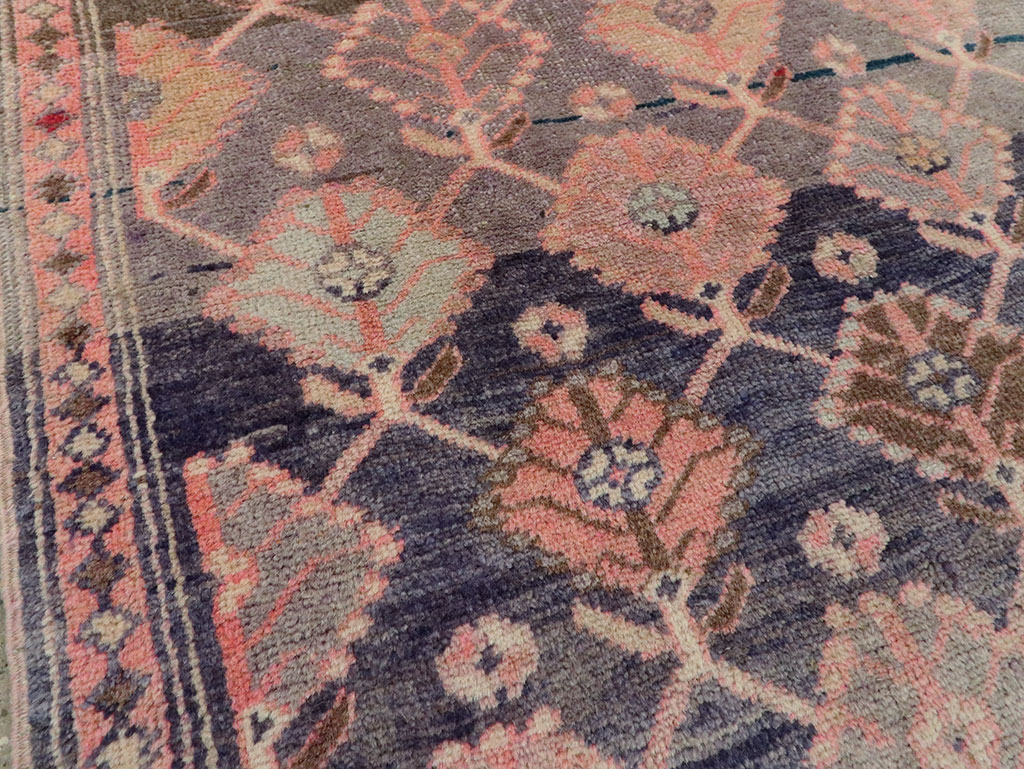 Vintage Persian Tabriz Rug, No.25166 - Staging