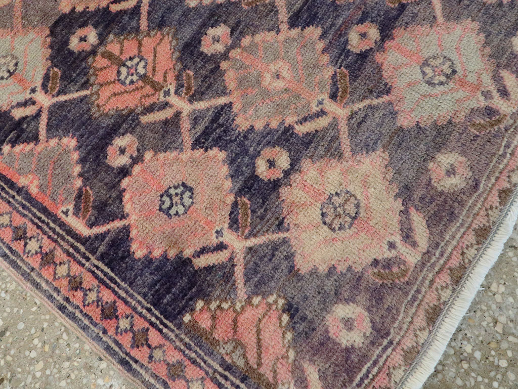 Vintage Persian Tabriz Rug, No.25166 - Staging