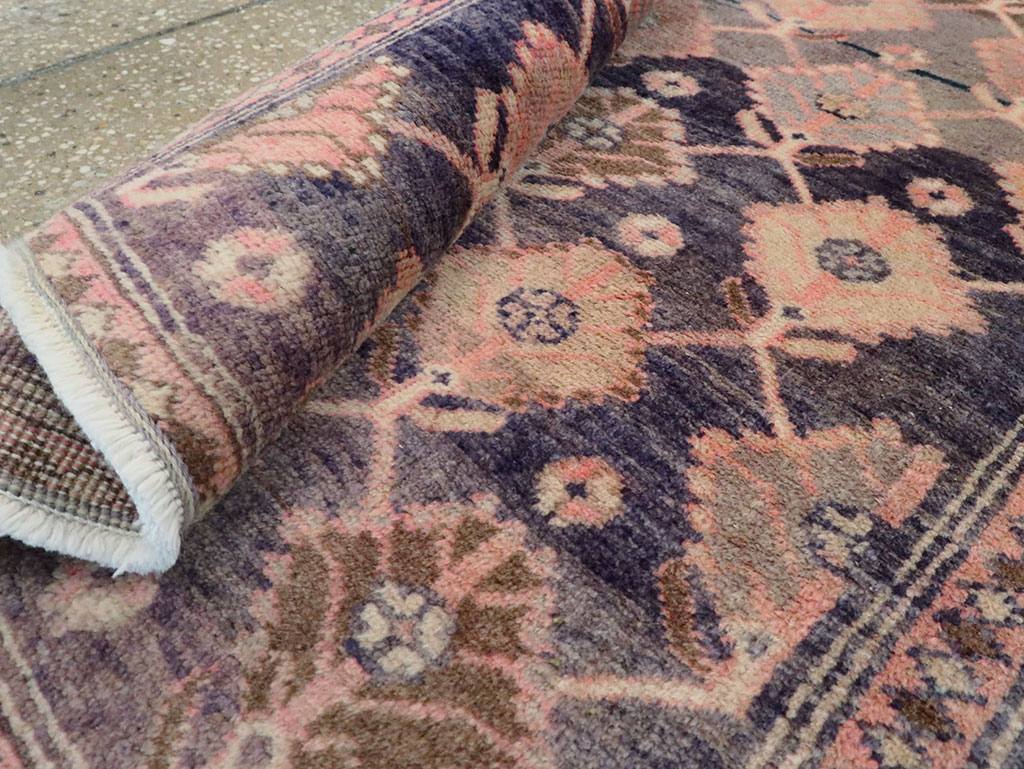 Vintage Persian Tabriz Rug, No.25166 - Staging