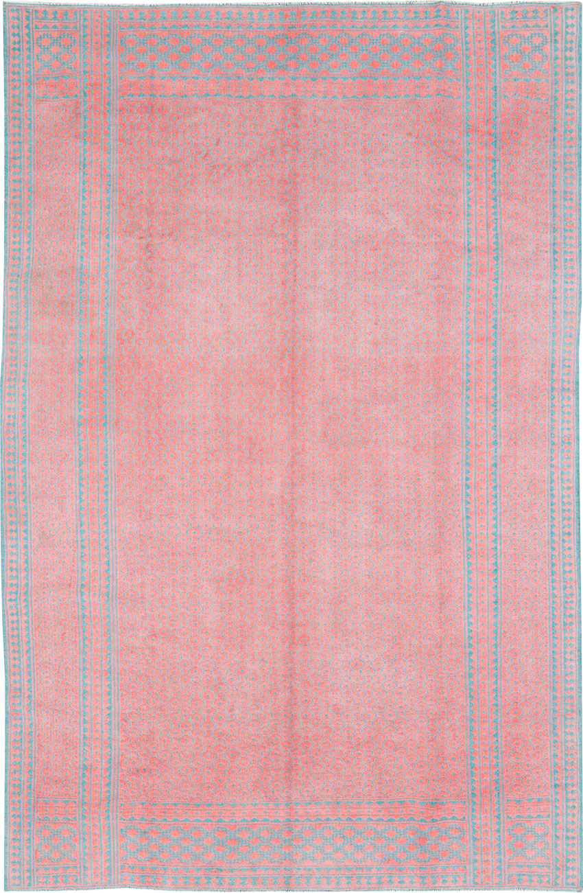 Vintage Persian Flatweave Kilim Accent Rug, No.25178 - Staging