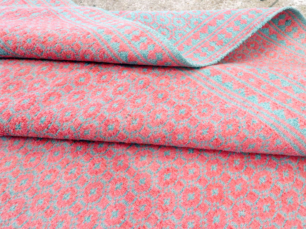 Vintage Persian Flatweave Kilim Accent Rug, No.25178 - Staging