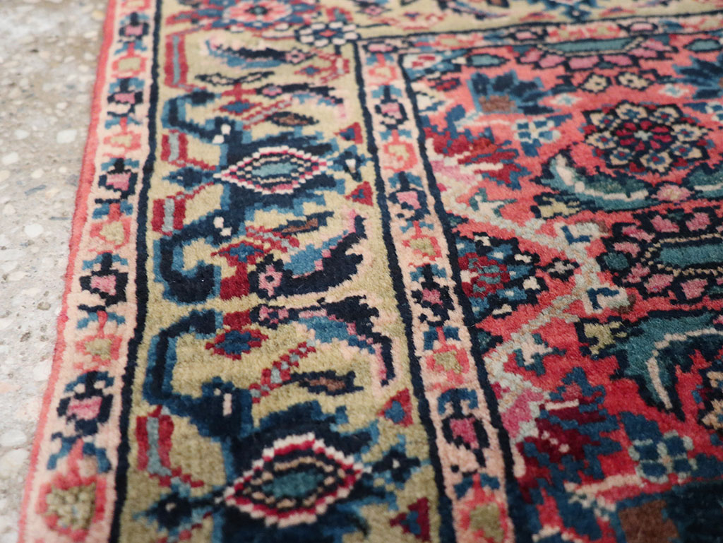 Vintage Persian Bidjar Rug (Pair: 1 of 2), No.25181 - Staging