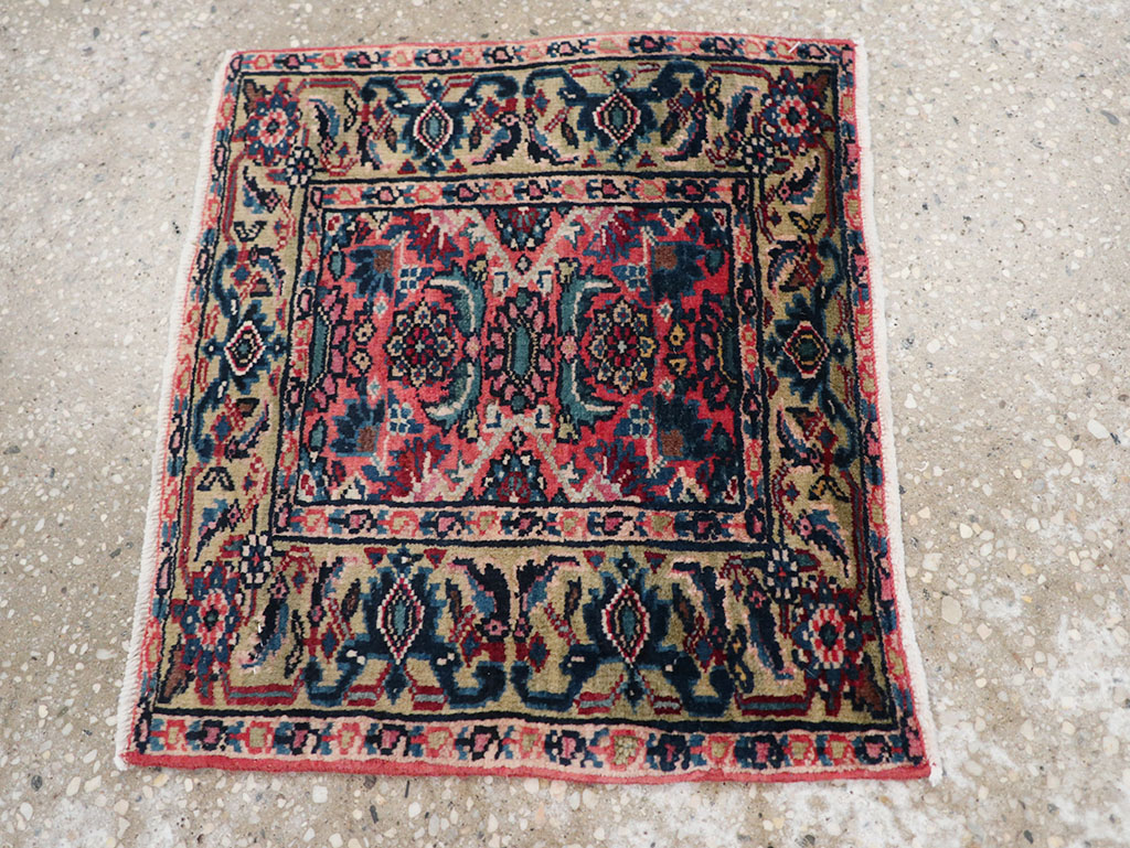 Vintage Persian Bidjar Rug (Pair: 1 of 2), No.25181 - Staging