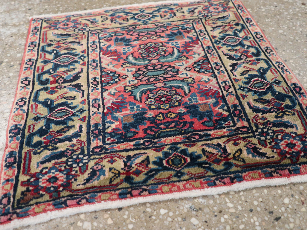 Vintage Persian Bidjar Rug (Pair: 1 of 2), No.25181 - Staging