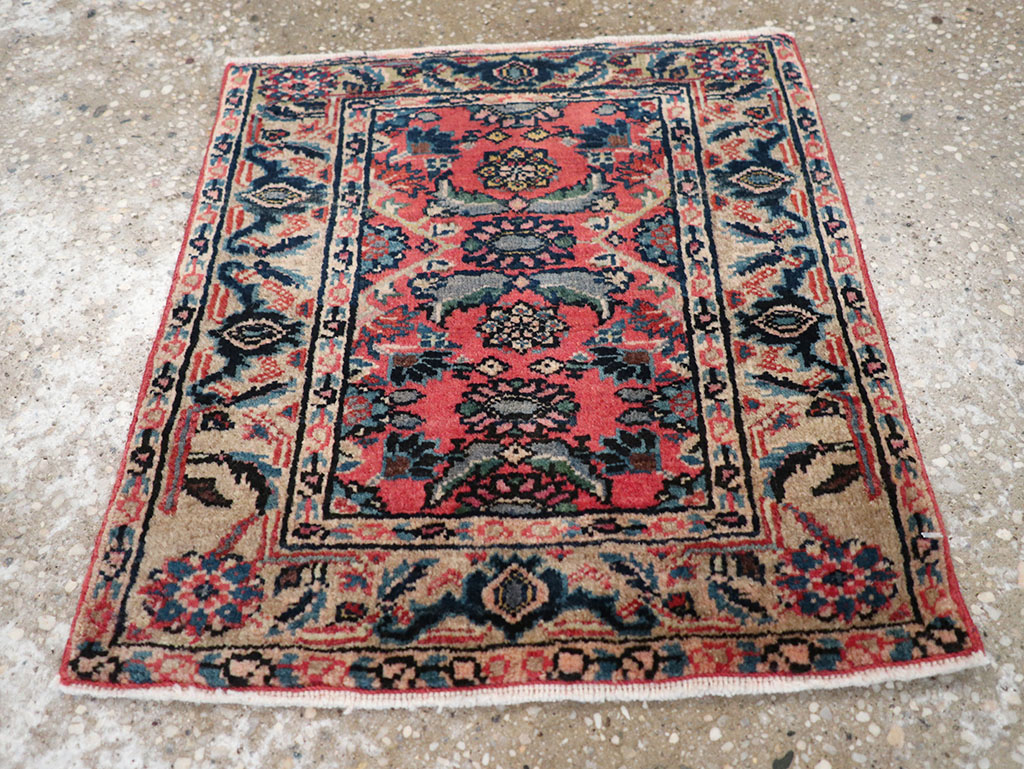 Vintage Persian Bidjar Rug (Pair: 2 of 2), No.25182 - Staging
