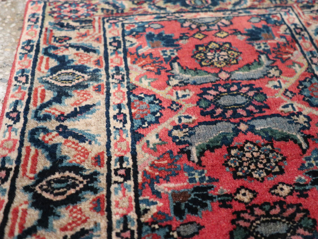 Vintage Persian Bidjar Rug (Pair: 2 of 2), No.25182 - Staging