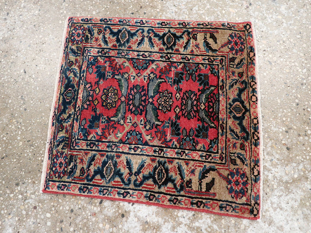 Vintage Persian Bidjar Rug (Pair: 2 of 2), No.25182 - Staging