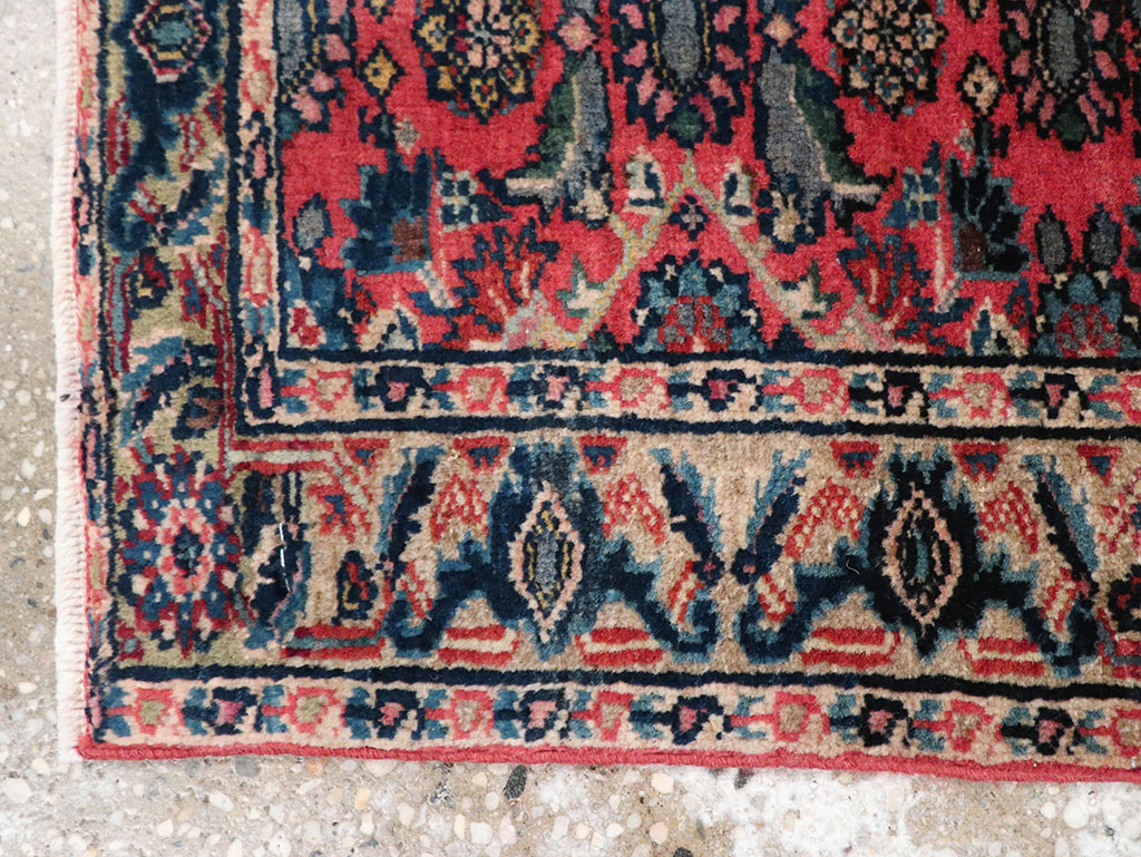 Vintage Persian Bidjar Rug (Pair: 2 of 2), No.25182 - Staging