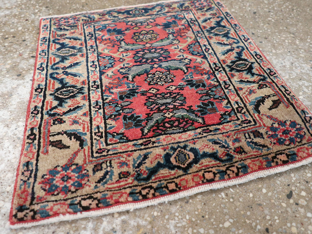 Vintage Persian Bidjar Rug (Pair: 2 of 2), No.25182 - Staging