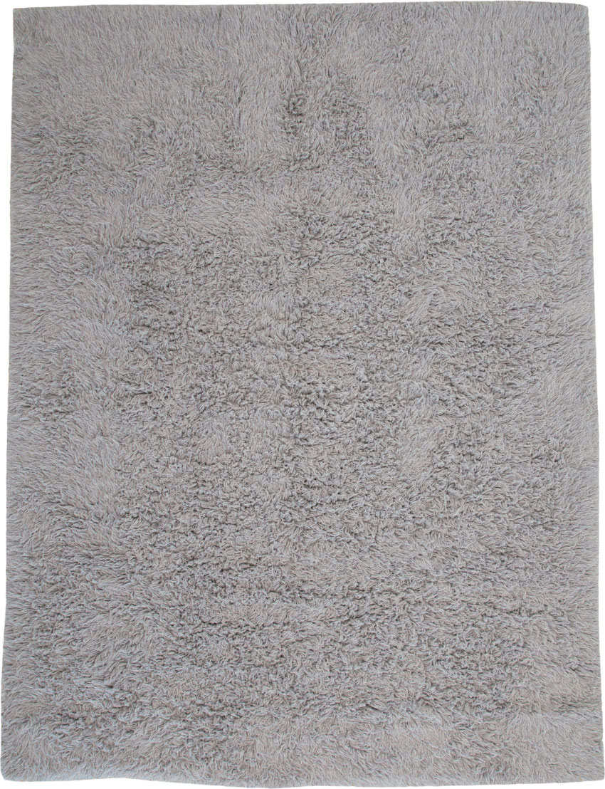 Vintage Greece Shag Rug, No.25183 - Staging