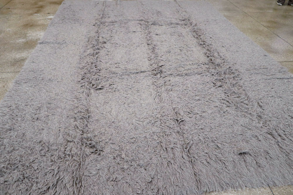 Vintage Greece Shag Rug, No.25183 - Staging