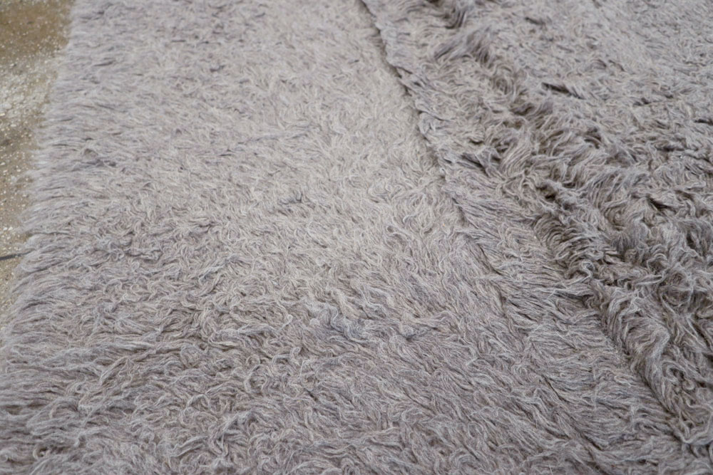 Vintage Greece Shag Rug, No.25183 - Staging