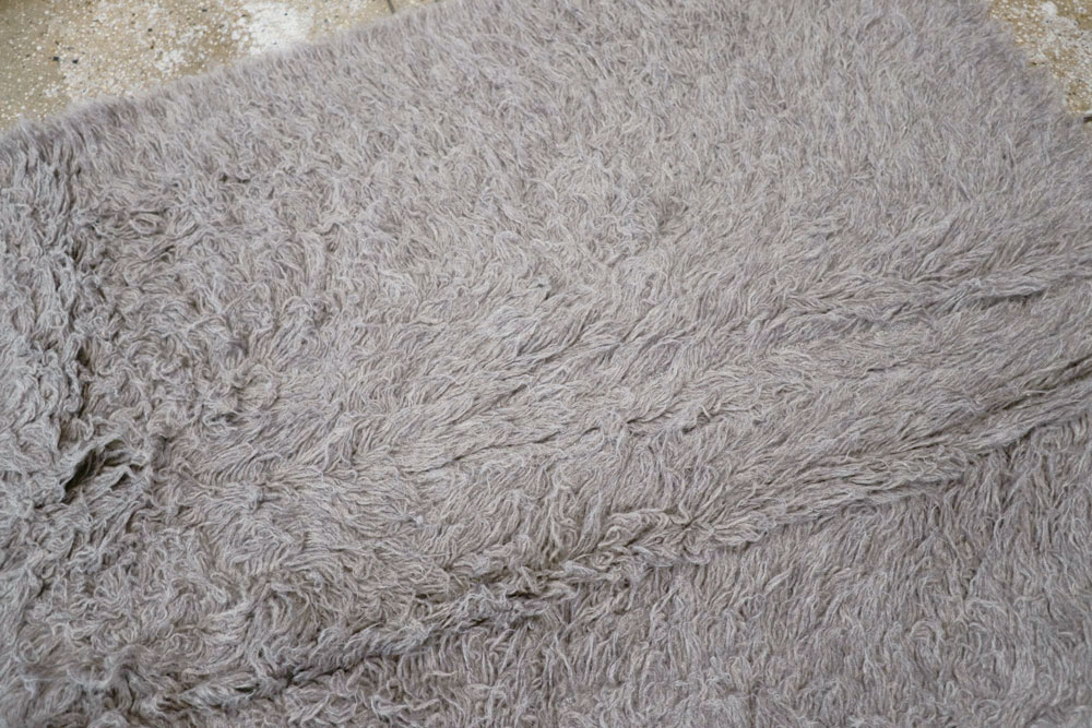 Vintage Greece Shag Rug, No.25183 - Staging