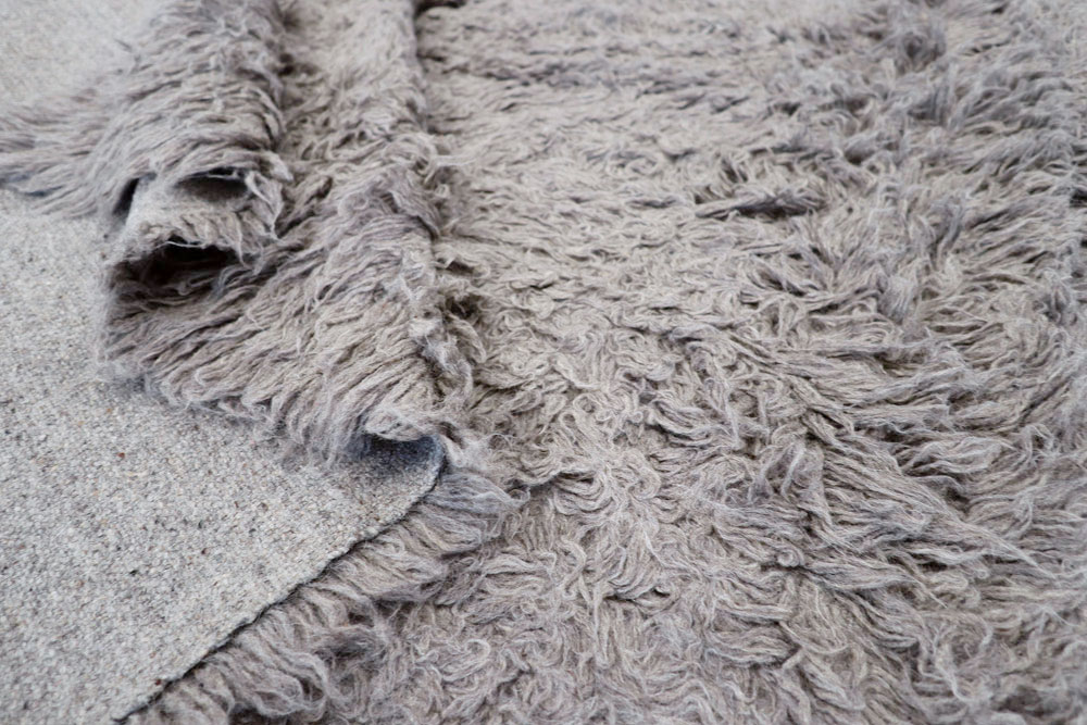 Vintage Greece Shag Rug, No.25183 - Staging