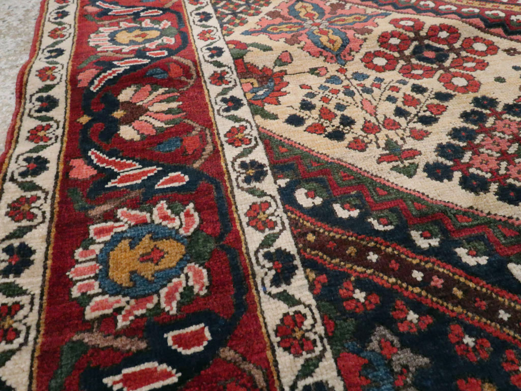 Vintage Persian Joshegan Rug (Pair: 2 of 2), No.25186 - Staging