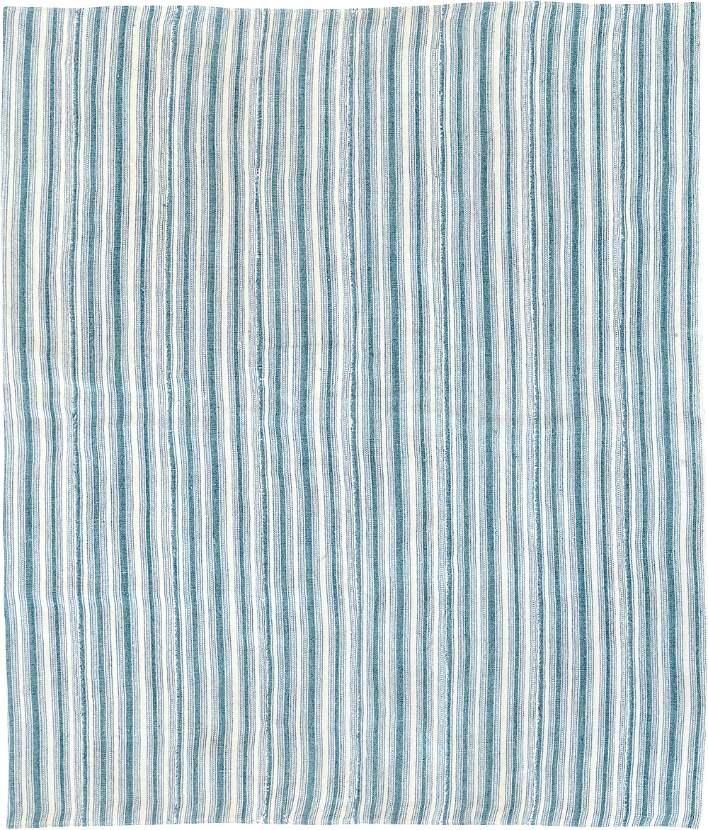 Vintage Persian Flatweave Kilim Square Accent Rug, No.25190 - Staging