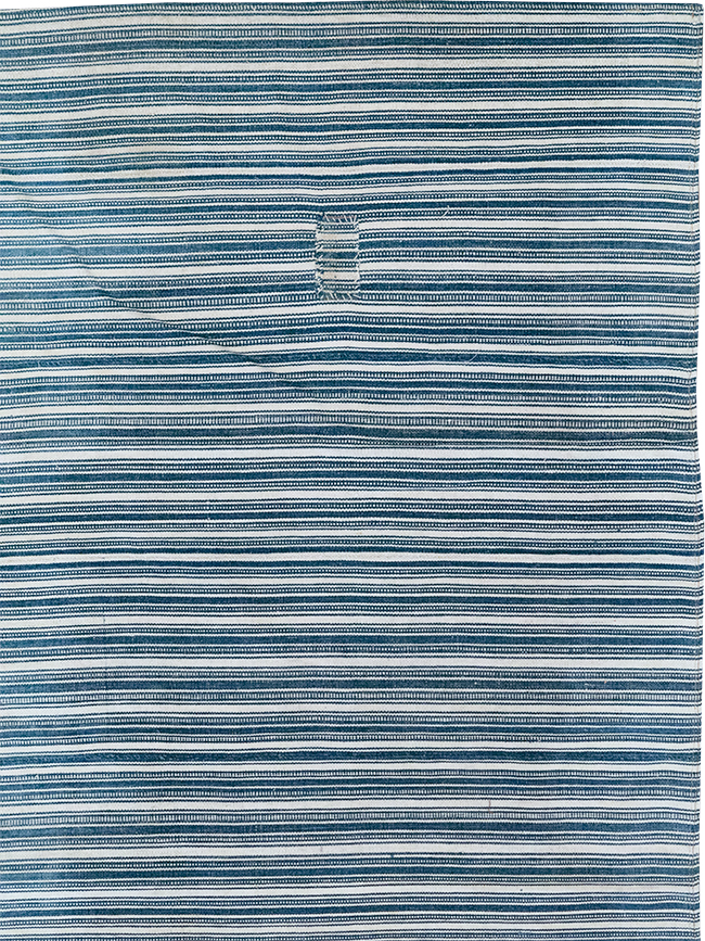 Vintage Persian Flatweave Kilim Square Accent Rug, No.25191 - Staging