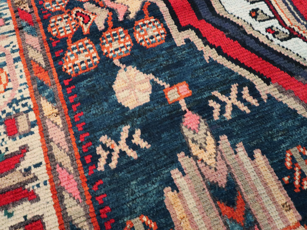 Vintage Persian Malayer Rug, No.25198 - Staging