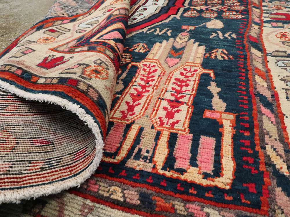 Vintage Persian Malayer Rug, No.25198 - Staging