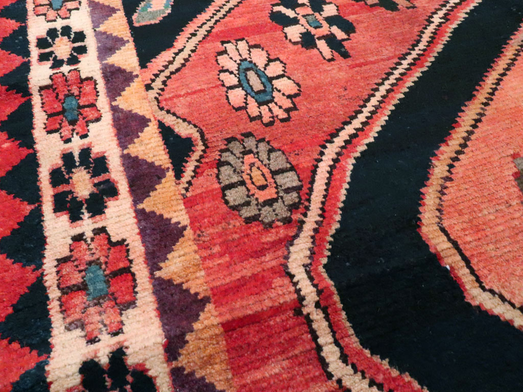 Vintage Persian Gabbeh Rug, No.25203 - Staging