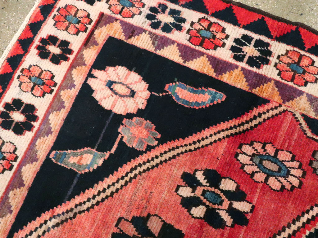 Vintage Persian Gabbeh Rug, No.25203 - Staging