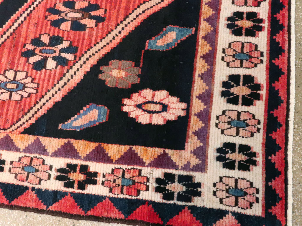 Vintage Persian Gabbeh Rug, No.25203 - Staging