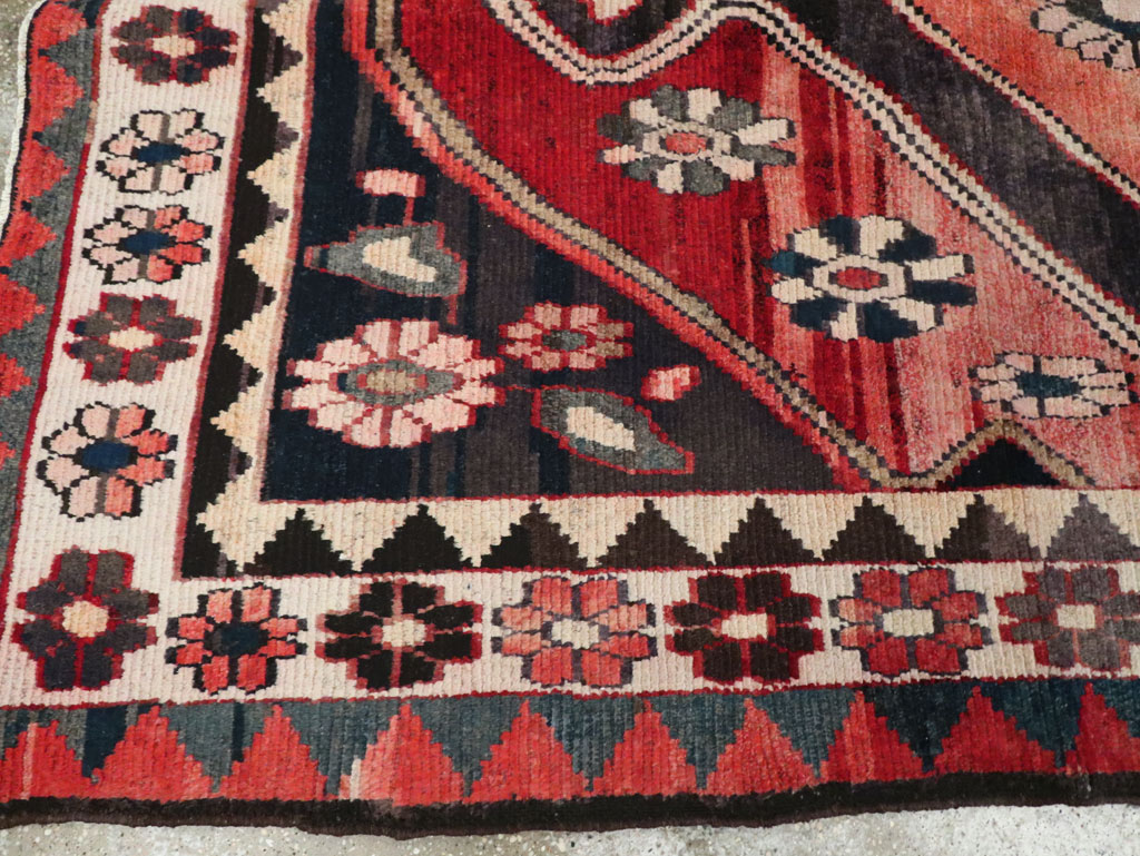 Vintage Persian Gabbeh Rug, No.25205 - Staging