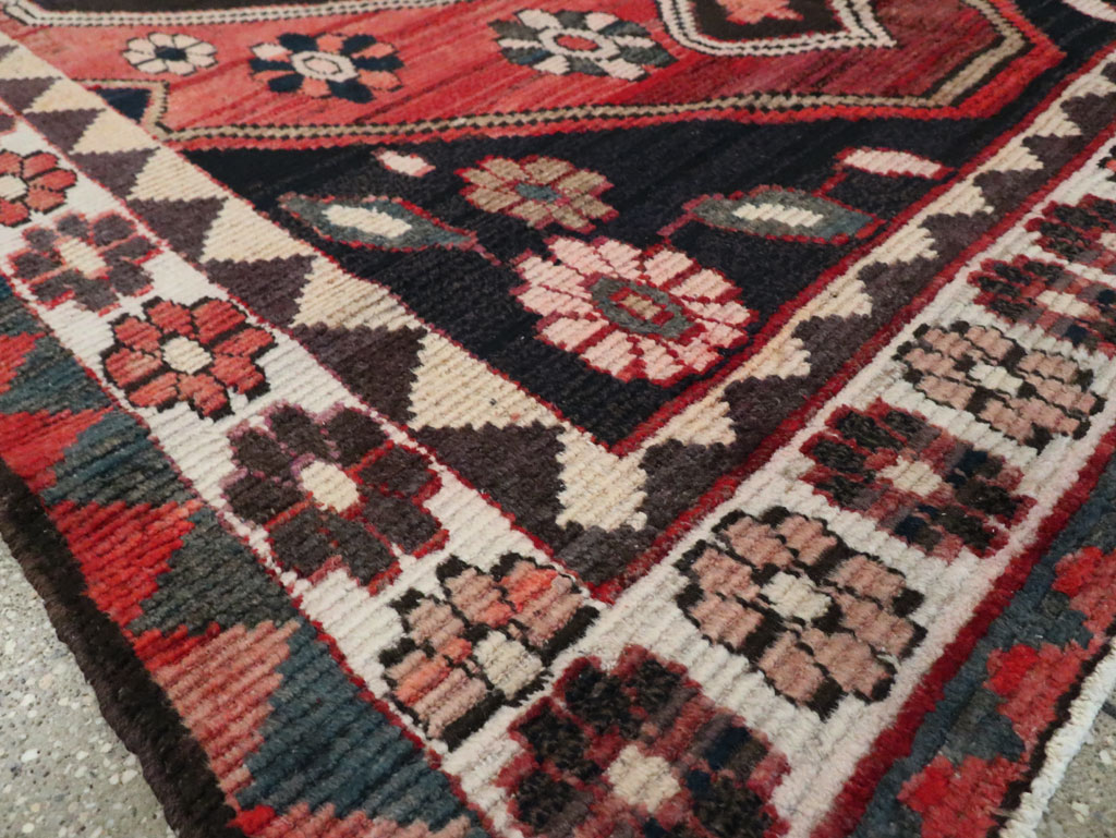 Vintage Persian Gabbeh Rug, No.25205 - Staging