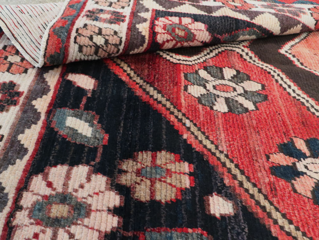 Vintage Persian Gabbeh Rug, No.25205 - Staging