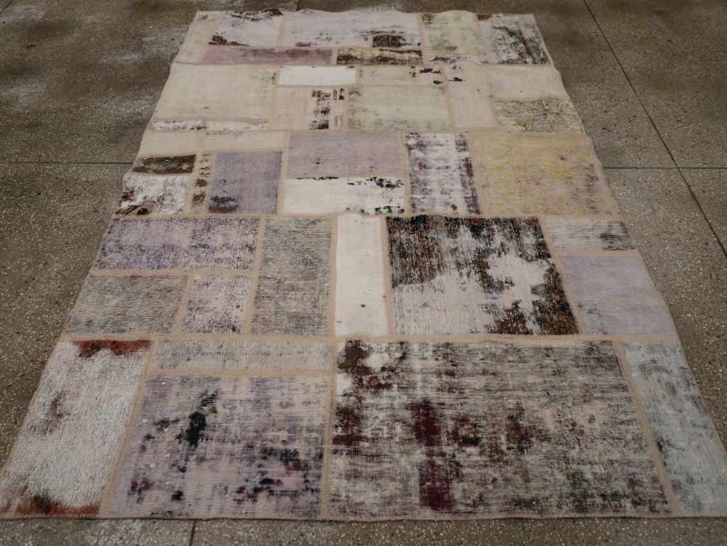 Vintage Anatolian Patchwork, No.25228 - Staging