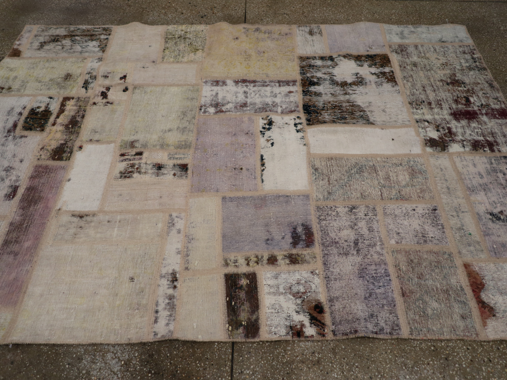 Vintage Anatolian Patchwork, No.25228 - Staging