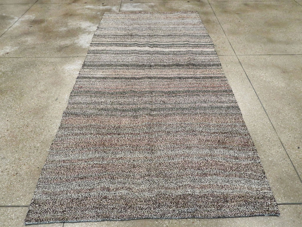 Vintage Persian Flatweave Kilim Gallery Rug, No.25247 - Staging
