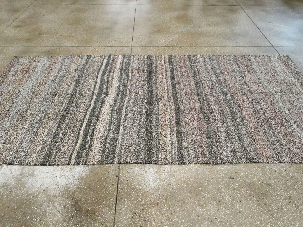 Vintage Persian Flatweave Kilim Gallery Rug, No.25247 - Staging