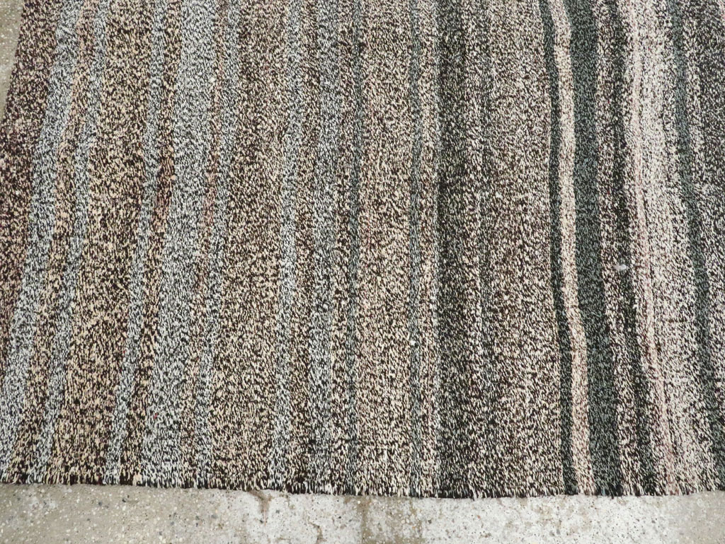 Vintage Persian Flatweave Kilim Gallery Rug, No.25247 - Staging