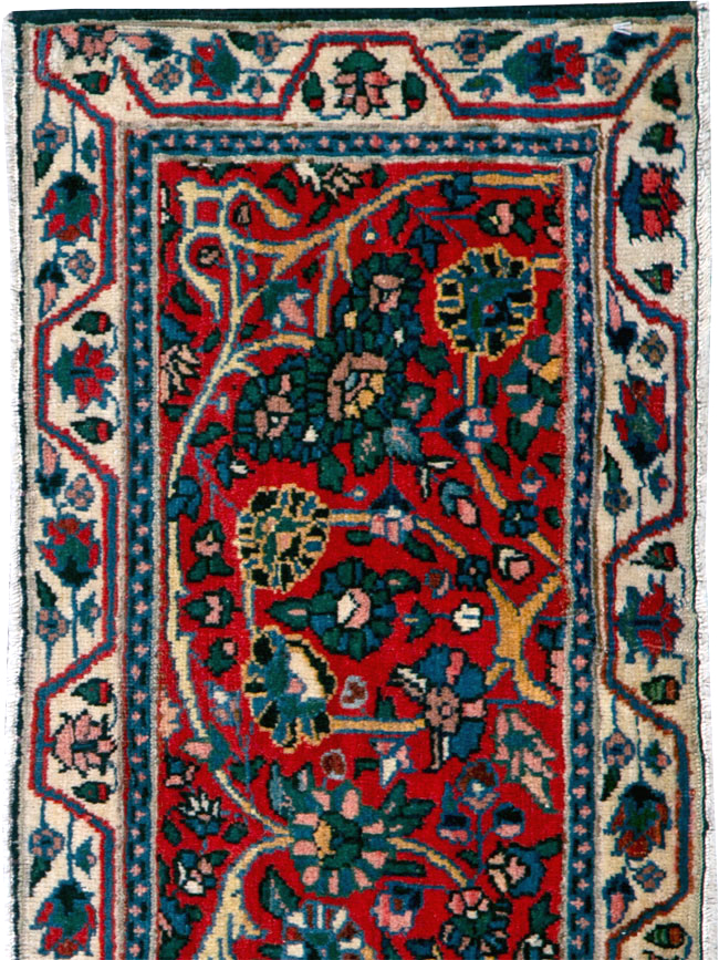 Antique Persian Tabriz Runner, No.25258 - Staging