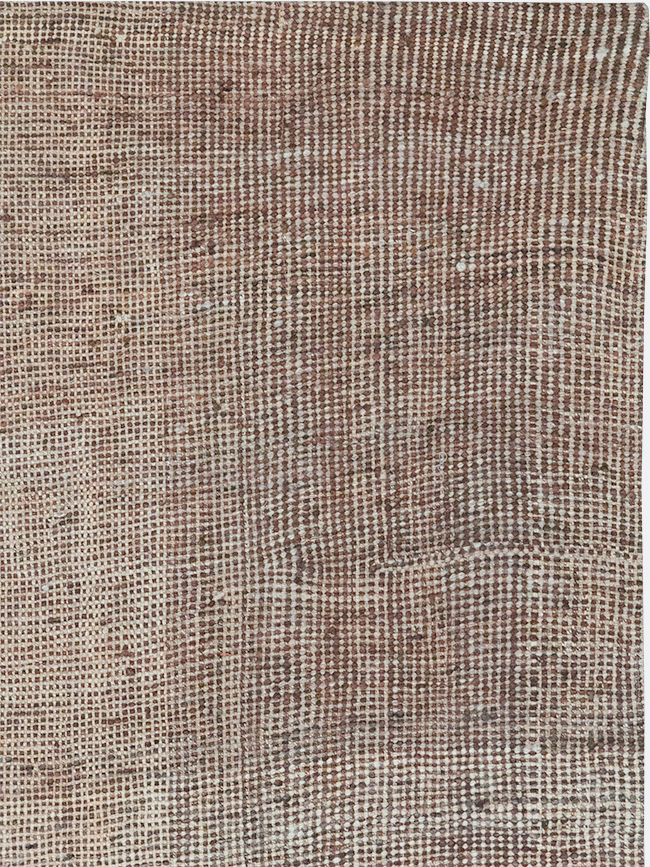 Vintage Persian Flatweave Kilim Square Accent Rug, No.25269 - Staging