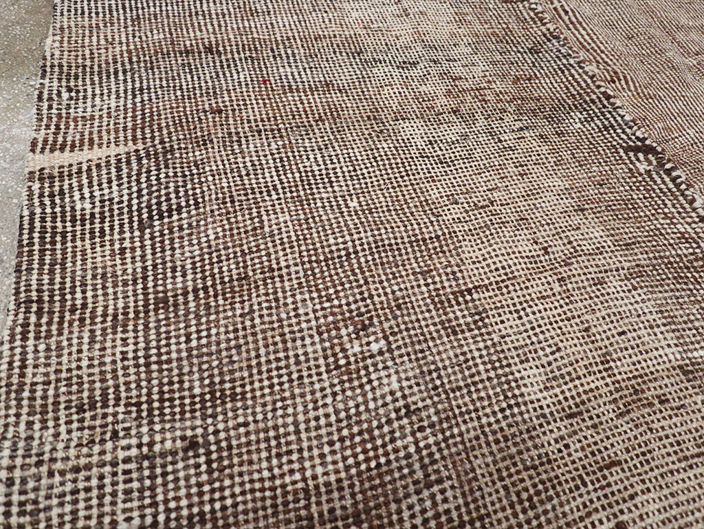 Vintage Persian Flatweave Kilim Square Accent Rug, No.25269 - Staging