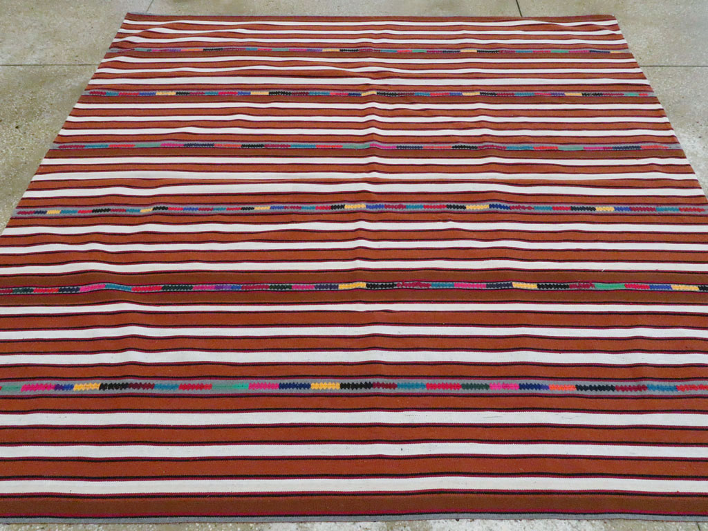 Vintage Persian Kilim, No.25280 - Staging