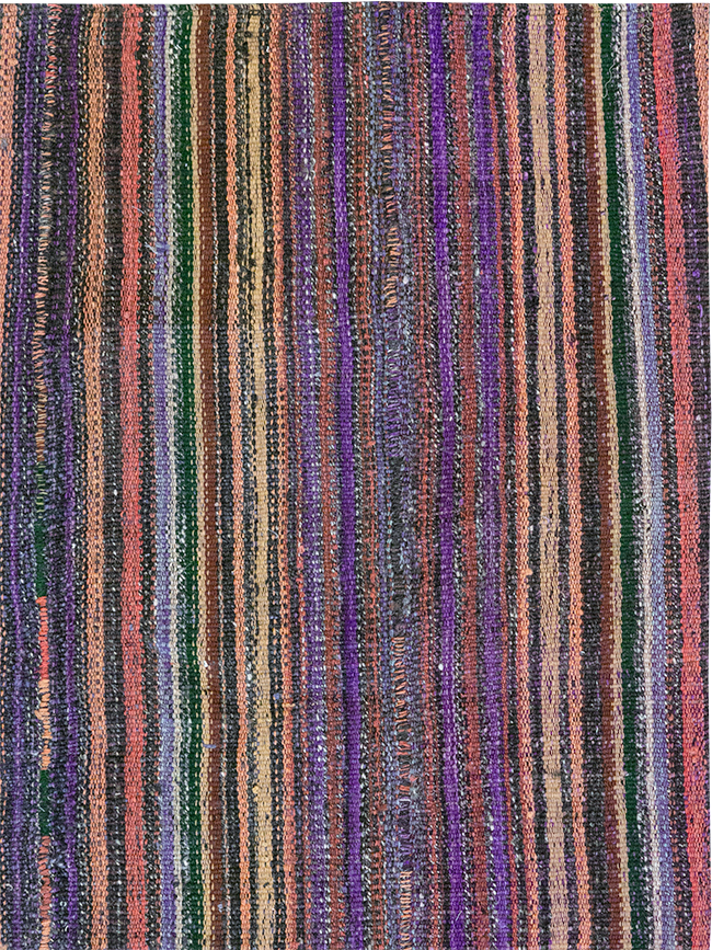 Vintage Persian Flatweave Kilim Accent Rug, No.25282 - Staging