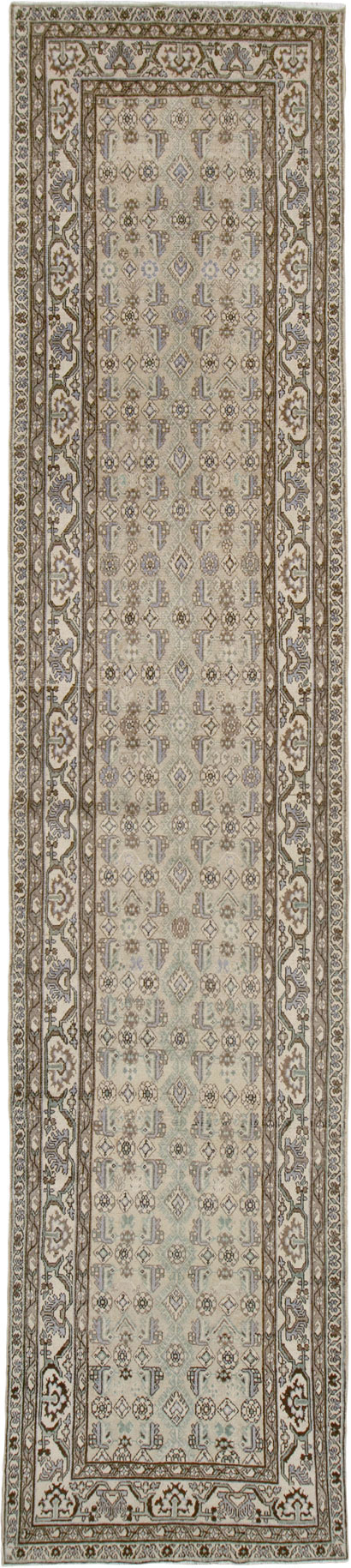 Vintage Persian Malayer Runner (Pair: 1 of 2), No.25289 - Staging