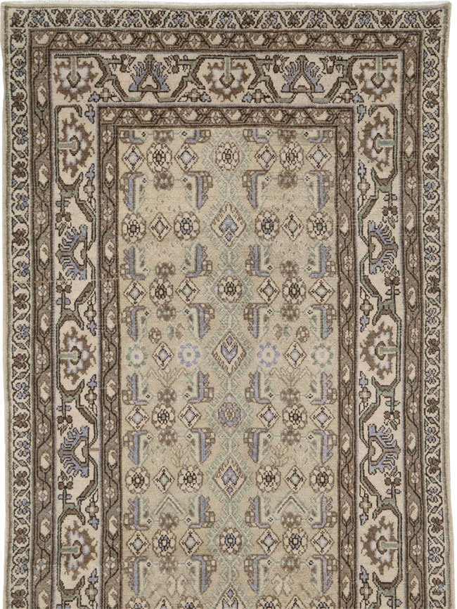 Vintage Persian Malayer Runner (Pair: 1 of 2), No.25289 - Staging