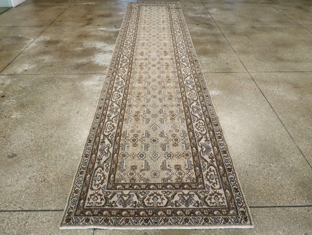 Vintage Persian Malayer Runner (Pair: 1 of 2), No.25289 - Staging