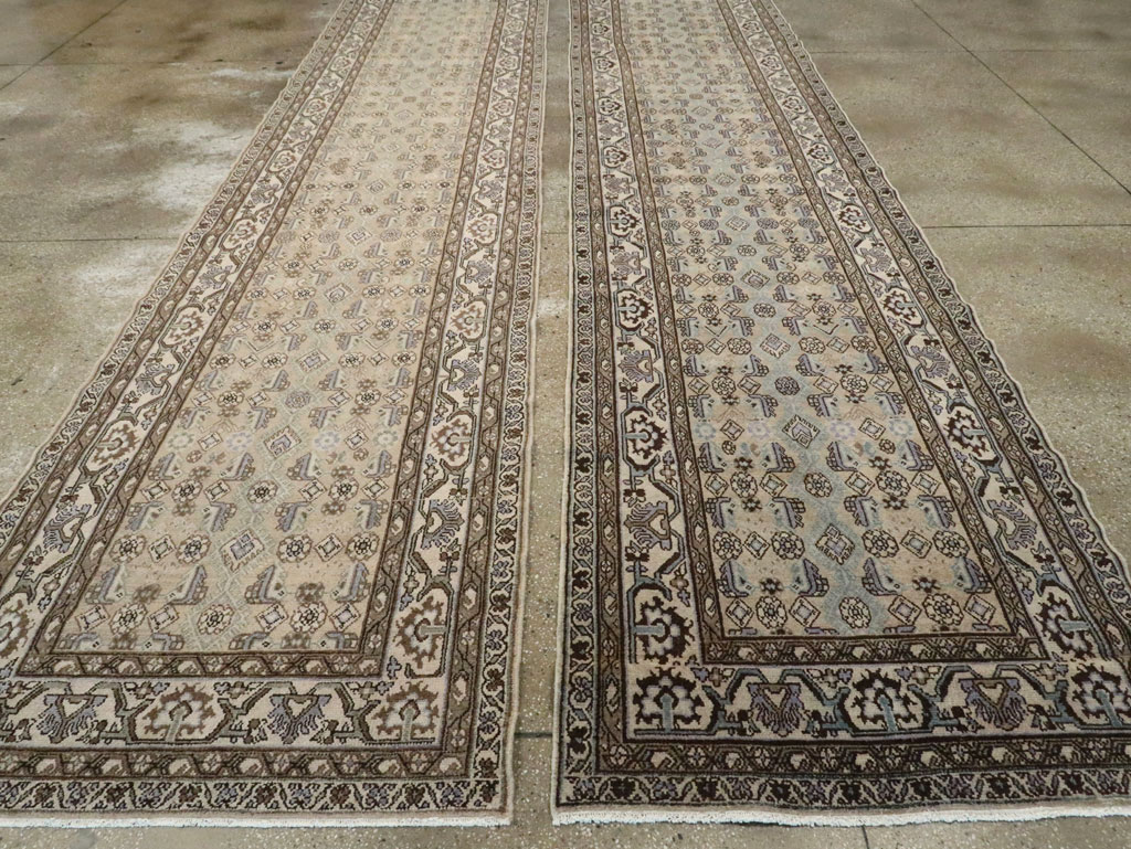 Vintage Persian Malayer Runner (Pair: 1 of 2), No.25289 - Staging