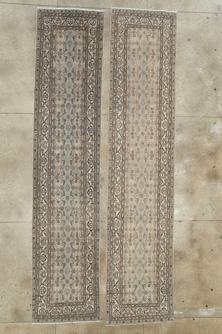 Vintage Persian Malayer Runner (Pair: 1 of 2), No.25289 - Staging