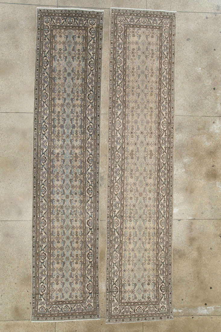 Vintage Persian Malayer Runner (Pair: 2 of 2), No.25290 - Staging