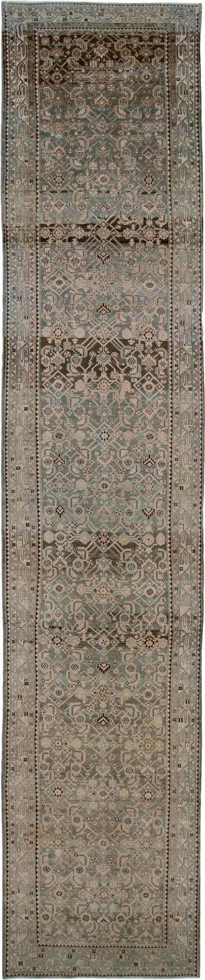 Vintage Persian Malayer Runner, No.25291 - Staging