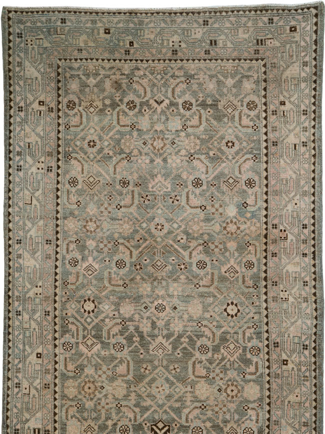 Vintage Persian Malayer Runner, No.25291 - Staging