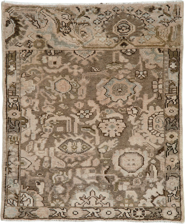 Vintage Persian Malayer Sampler Rug, No.25292 - Staging